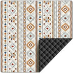 Picnic Ground Mat for Camping and Park Seating, 200 X 200 Cm Quilted Outdoor Mat with Easy Carry Storage Design Camping Picnic Blanket Ground Cover Tent Floor Pad Quilted Grass Foldable Travel Damp by Unknown