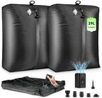 29L Travel Vacuum Bags with Wireless Pump, IP67 Waterproof, Tear-Resistant Vacuum Packing Cubes, Reusable Compression Bags for Travel, Hiking & Camping, Suitcase, Home Storage (2 Pack+Pump) by Unknown
