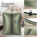 VJI 18L Vacuum Bag for Travel with Built-in Pump, IPX8 Waterproof, Green - Image 7