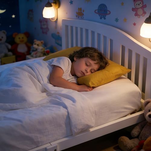 NTBAY Toddler Pillows with Pillowcases Set, 4 Piece 13 x 18, Ginger Yellow - Image 3