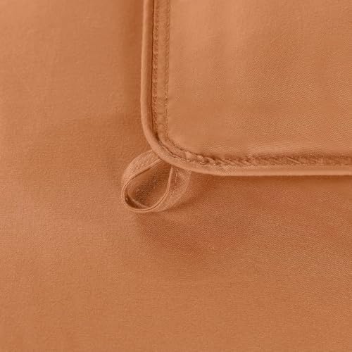 SUPERIOR All Season Down Alternative Comforter, Cal King, Dusty Orange - Image 3