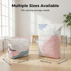 No Pump Large Capacity Vacuum Storage 3d Compression Bags 3-Sec Fast,Thickened Pump Free Stereoscopic No-Pump Compression Bag for Clothes,Travel,Beddings (M+L) - Image 7