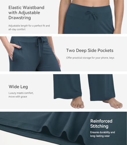 WiWi Bamboo Viscose Pajama Pants for Women Plus Size Cooling Bottoms S-4X - Image 4