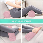Yuiboo Bed Bolster Pillow Pink Neck Roll Pillows for Bed 5.5" x 17" Under Knee Round Pillow Cylinder Pillow Decorative Lumbar Support Pillow for Couch - Image 7