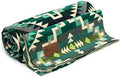 QISU Wool Blanket Throw | Large, Beautiful, Warm, Handmade in Ecuador by Local Artisans |94″ x 78″| Ultra-Soft, Hypoallergenic & Breathable | Non-Itchy or Scratchy Fabric (Shamrock Star) by QISU