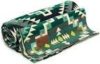 QISU Wool Blanket Throw | Large, Beautiful, Warm, Handmade in Ecuador by Local Artisans |94″ x 78″| Ultra-Soft, Hypoallergenic & Breathable | Non-Itchy or Scratchy Fabric (Shamrock Star) by QISU