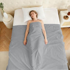 CULVE Bulk Twin Microfiber Flat Sheets Only, 6 Pack (66x96,Light Gray) - Image 7