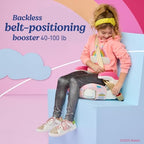 Graco TurboBooster 2.0 Backless Booster Car Seat, Barbie Painterly - Image 3