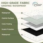 Genovega Waterproof Picnic Blanket Beach Outdoor Mat Rug Registry Wedding Search by Name Must Have Items Newly Wed Married Couple Gifts Bridal Husband Wife Men Women Mr Mrs 1 Anniversary Present - Image 4