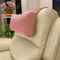 Velvet Recliner Headrest Pillow, Non-Slip Neck Support, Pink by AmazeCov