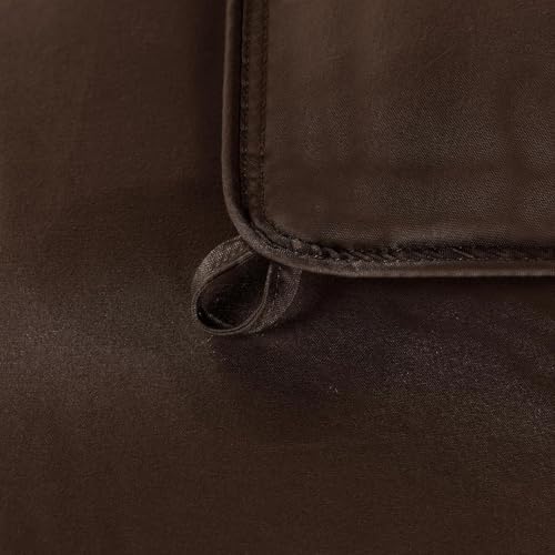SUPERIOR All Season Down Alternative Comforter, Full/Queen, Chocolate - Image 3