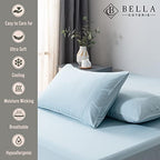 Bella Coterie | Luxury Bamboo Viscose King Size Pillowcase Set - Image 2
