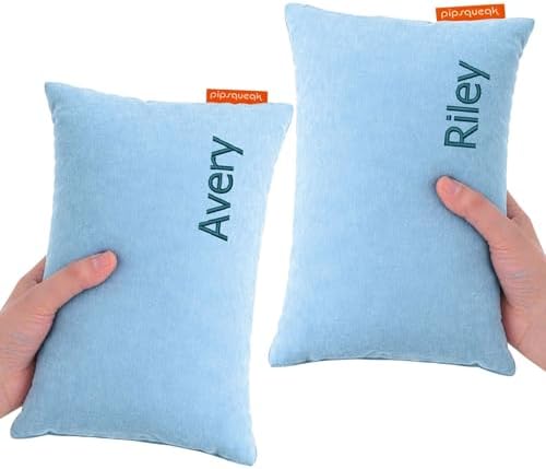 Pipsqueak Travel Pillow - Small, Mini, Tiny - 11 x 7 in, Microfiber by UrbanInfant