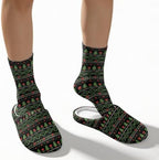 House Slippers for Women Washable Closed Toe with Cute Socks - Image 2