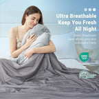 Elegear Gradient Cooling Comforter King Size for Hot Sleepers, 90" x 108" - Image 6