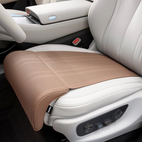 Car Seat Extender Cushion for Volvo XC60 2010-2025, C-Shape Curve Leg Support Pad, Long Travel Relieve Leg Fatigue,Brown by Unknown