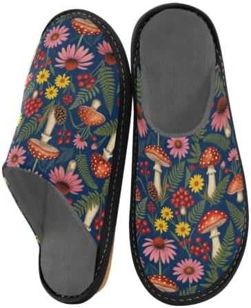 Travel Slippers Mushroom Forestland Scene by OrderNow
