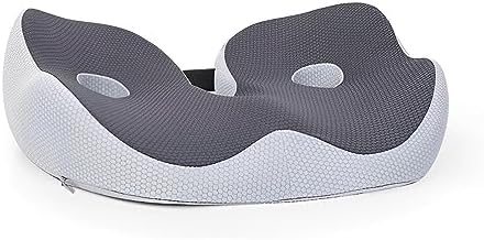 Seat Cushion, Seat Cushion for Sit Bone and Back Pain Relief, Butt, Tailbone, Hip, Hamstring, Posture Support - Memory Foam Comfort Ischial Tuberosity Pillow (Gray) by Unknown