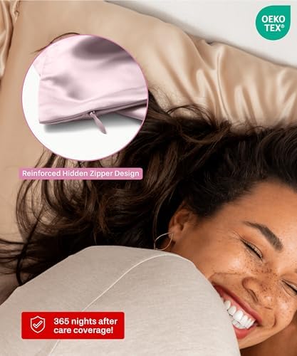 SUNDAYSILKS™ 100% Mulberry Silk Pillowcase, Silk Pillow Cases for Hair & Skin, Superior to Satin Pillowcase, with Zipper, Standard, Queen, King Sizes, Anti-Wrinkle, Cooling, Non-Slip Silk Pillowcases - Image 5