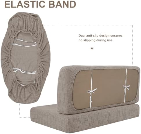 Eco-Ancheng RV Dinette Cushion Covers Seat Covers Camper Cushions Slipcover - Image 5