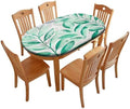 Oval Tablecloths, Plaid Pattern Printed on Elasticated Table Cover, for Outdoor Travel Picnics BBQs Beach Parties, Fits for 52" x 70" Oval Tables by tablecovertablecloth