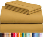 King Size Sheets Set, Cooling & Soft Deep Pocket Bed Sheets, 4PC by LuxClub
