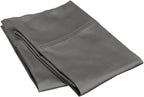 100% Pima Cotton Pillowcases – 800 Series, Ultra Soft & Cooling, Toddler/Travel 12"x16", Set of 2 – Dark Grey, Hotel Luxury Quality, Envelope Closure, Skin & Hair Friendly by Unknown