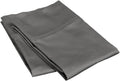 100% Pima Cotton Pillowcases – 800 Series, Ultra Soft & Cooling, Custom Size, Set of 2 – Dark Grey, Hotel Luxury Quality, Envelope Closure, Skin & Hair Friendly by Unknown