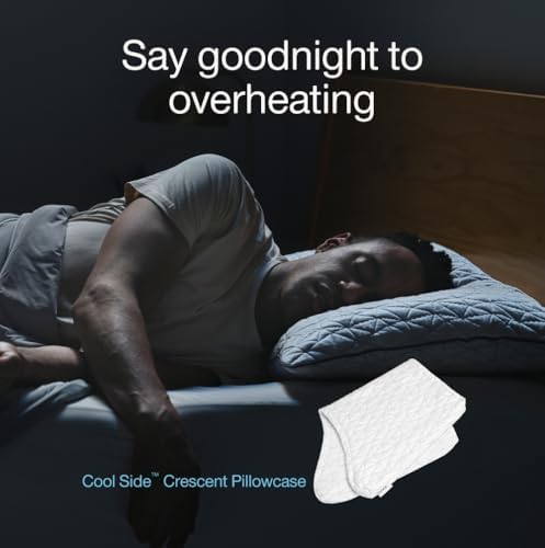Coop Home Goods Cool Side Crescent Pillowcase, King Size Cooling Pillow Case for Hot Sleepers, Crescent Shape, Two-Sided Pillow Covers, Cozy Side & Cool Side, Ultra Soft Lulltra Cool Technology - Image 4