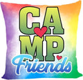 Gilbins Camp Bunk Kids Autograph Pillows A Great Pre-Camp Gift for Boys Or Girls Camp Retro (Camp Friend Heart) by GILBIN