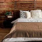 Arcturus Bighorn 100% Virgin Wool Blanket | Heirloom-Quality Wool Bedding for Home & Cabin | Warm, Thick & Durable | Twin, Queen & King Sizes (Mocha, King) - Image 3