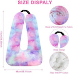 Travel Pillow, Travel Pillow for Kids, Sleeper Hold Pillow Travel, Removable U-Shaped Pillow for Adults and Children to Support Head and Body in The Back Seat of Long Car Trips (DCPurple) - Image 7