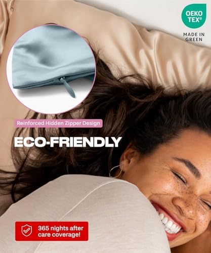 SUNDAYSILKS™ 100% Mulberry Silk Pillowcase, Silk Pillow Cases for Hair & Skin, Superior to Satin Pillowcase, with Zipper, Standard, Queen, King Sizes, Anti-Wrinkle, Cooling, Non-Slip Silk Pillowcases - Image 5