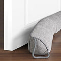 Triangle Under Door Draft Stopper Noise Blocker 40 Inches for Door Bottom Air Seal Insulation and Soundproof, Heavy Duty Weather Guard Snake Stripping, Gray by WochiTV