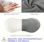 kasney Lumbar Support Pillow for Office Chair, Dark Gray - Image 3