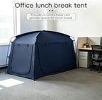 Privacy Sleep Indoor Bed Tent for Adults Kids, Portable Blackout 90% Canopy Tents with 3 Doors Breathable Mesh Windows - Image 6