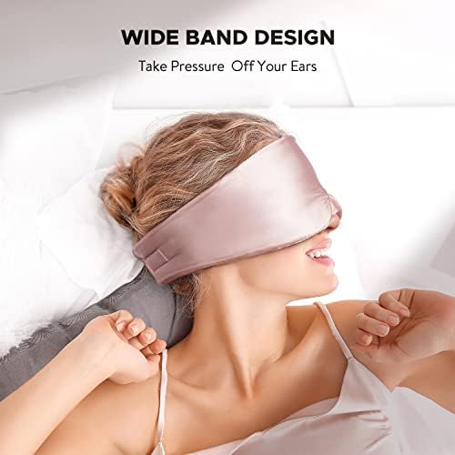 LitBear Silk Sleep Mask Pink and TSA Approved Travel Bottles for Toiletries Pink - Image 6