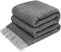 LYHome Merino Wool Blanket, Warm & Soft Throw for Bed & Couch, 55 x 79 in by LYHome