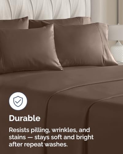 Queen Pillow Cases - 10 Pack Soft Pillowcase Covers - 20" x 30" (Brown) - Image 4