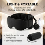 Avernio Travel Pillow with Eye Mask–2 in 1 Support Sleep System (3 in 1) - Image 6