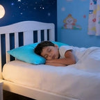 NTBAY Toddler Pillows with Pillowcases Set, 4 Piece 13 x 18, Blue - Image 2