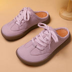 UBFEN Womens 100% Genuine Suede Mules Arch Support Indoor Outdoor Slippers - Image 3