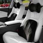 Car Pillow for Toyota Camry,Car Neck Pillow,Lumbar Support Pillow for Car,Memory Foam Pillow,Ergonomic Pillow,Adjustable and Washable,Car Essentials for Long Trips,Car Accessories,Suede,1 Set by Unknown