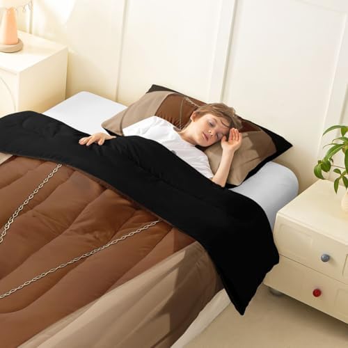 Erosebridal Black Woman Toddler Comforter Set African American Bedding Set for Teens Adult Afro Black Female Quilt Comforter Pretty Woman Magical Bed Set Room Decor (1 Comforter, 1 Pillowcase) - Image 4