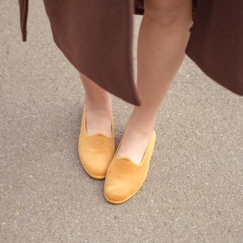Tradizionale Friulane Shoes for Women – Velvet Ballet Slippers, Italian Handmade Women's Loafers & Slip-Ons, Elegant Indoor Slippers - Image 3