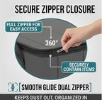 Spacious Moving Storage Bin Zippered Organizer for Clothes，2PC：180L - Image 4
