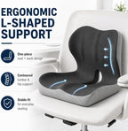 L-Shaped Memory Foam Orthopedic Cushion Seat Cushion Design Office Car - Image 2