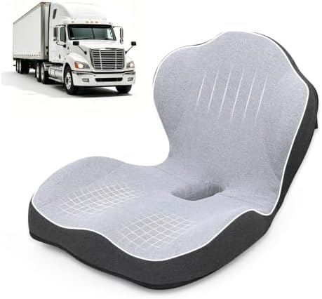 Dual-Layer Memory Foam Car Seat Cushions for Driving, with Lumbar Support by Unknown