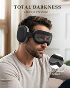 Bluetooth Sleep Mask with Ear Cover, 3D Blackout Eye Mask with White Noise - Image 2