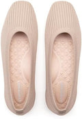 Frank Mully Women's Flats Square Toe Flats Comfortable Slip on Washable Ballet Flats Shoes for Women Dressy Work by FRANKMULLY